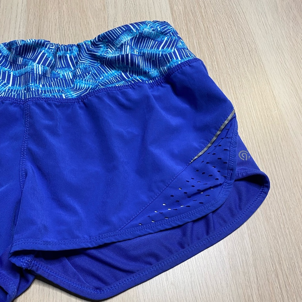 Champion Blue Mid Rise XS Athletic Shorts - Picture 2 of 5